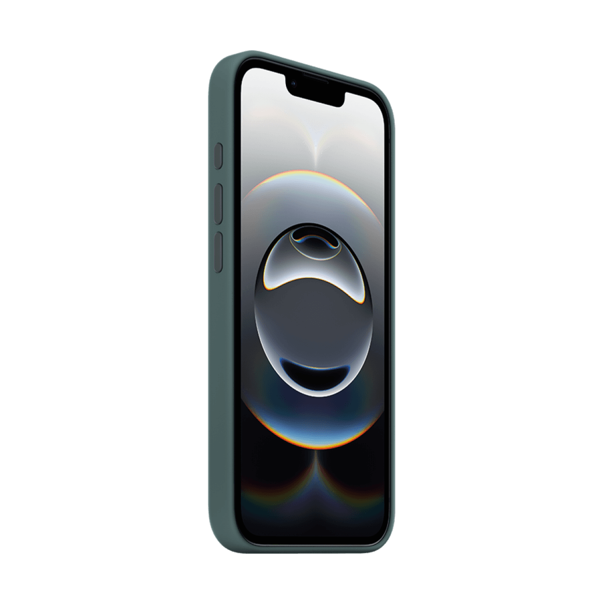 iPhone 16e Silicone Case – Lake Green 4