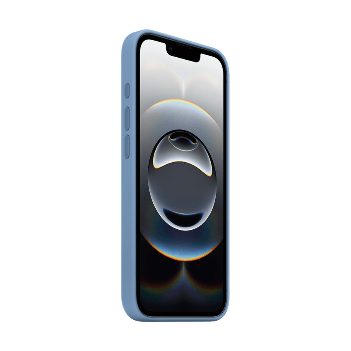 iPhone 16e Silicone Case – Winter Blue 4