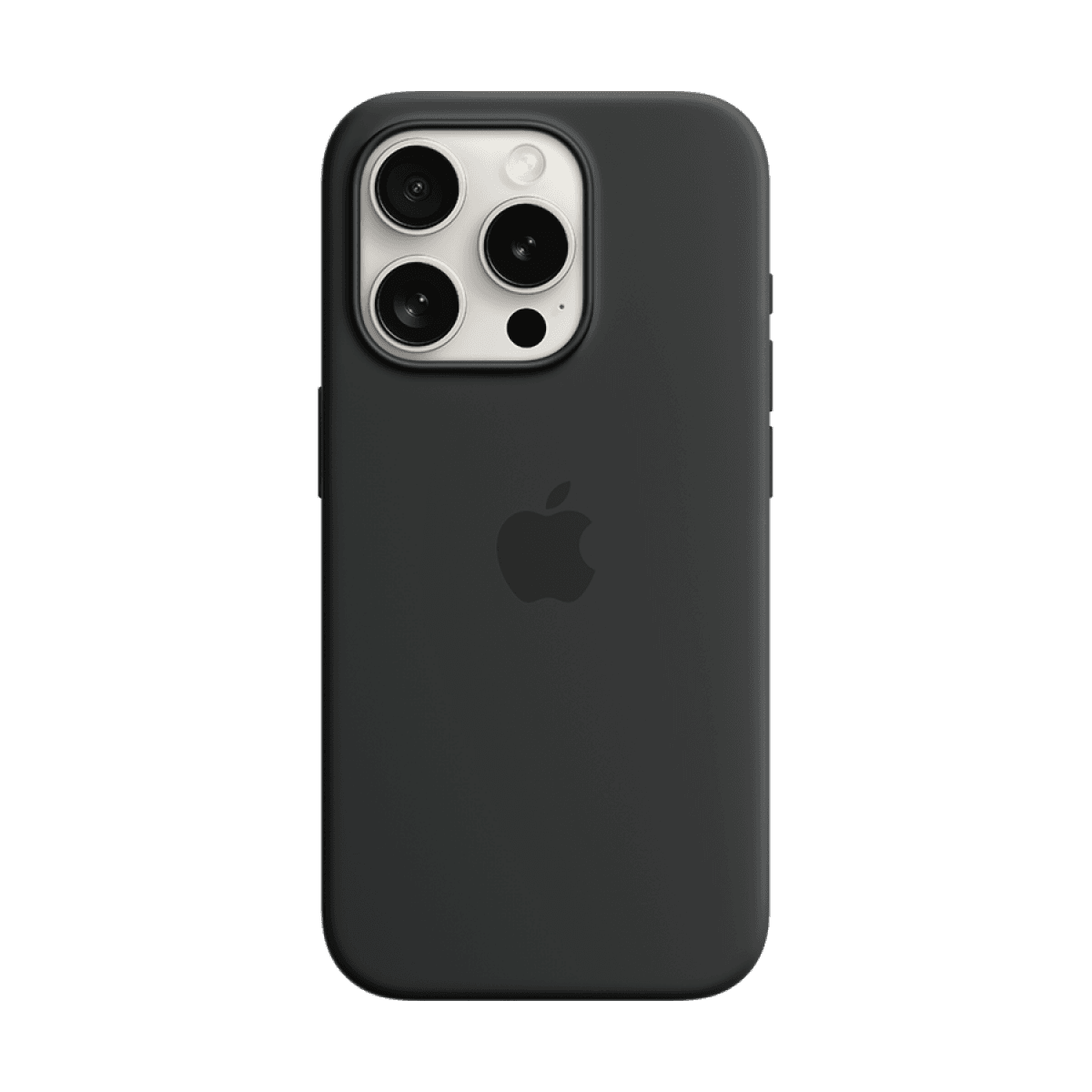 iPhone 15 Pro Silicone Case with MagSafe - Black 3