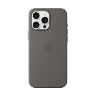 Apple iPhone 16 Pro Max Silicone Case with MagSafe - Stone Gray