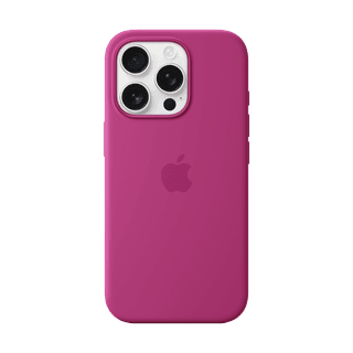 Apple iPhone 16 Pro Silicone Case with MagSafe - Fuchsia
