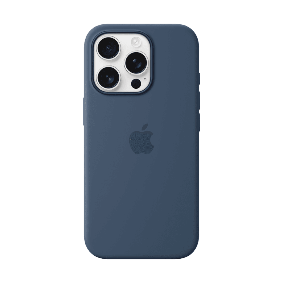 iPhone 16 Pro Silicone Case with MagSafe - Denim 2