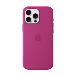 Apple iPhone 16 Pro Max Silicone Case with MagSafe - Fuchsia