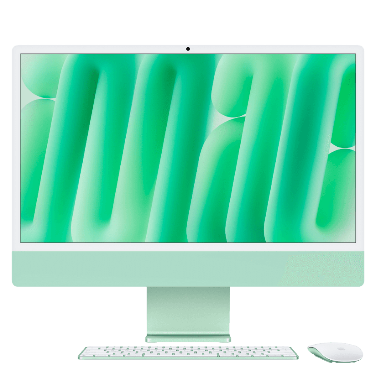 24-inch iMac with Retina 4.5K display: Apple M4 chip with 8‑core CPU and 8‑core GPU, 16GB, 256GB SSD - Green 4