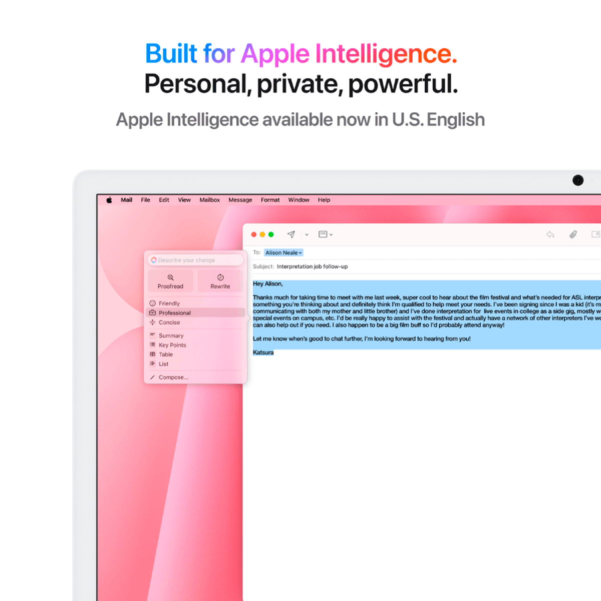 24-inch iMac with Retina 4.5K display: Apple M4 chip with 10‑core CPU and 10‑core GPU, 16GB, 512GB SSD - Pink 8