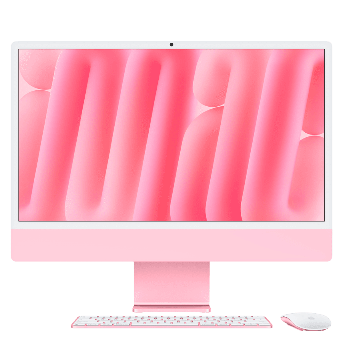 24-inch iMac with Retina 4.5K display: Apple M4 chip with 8‑core CPU and 8‑core GPU, 16GB, 256GB SSD - Pink 4