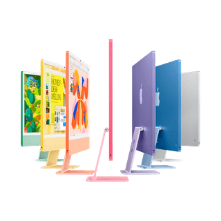 24-inch iMac with Retina 4.5K display: Apple M4 chip with 8‑core CPU and 8‑core GPU, 16GB, 256GB SSD - Pink