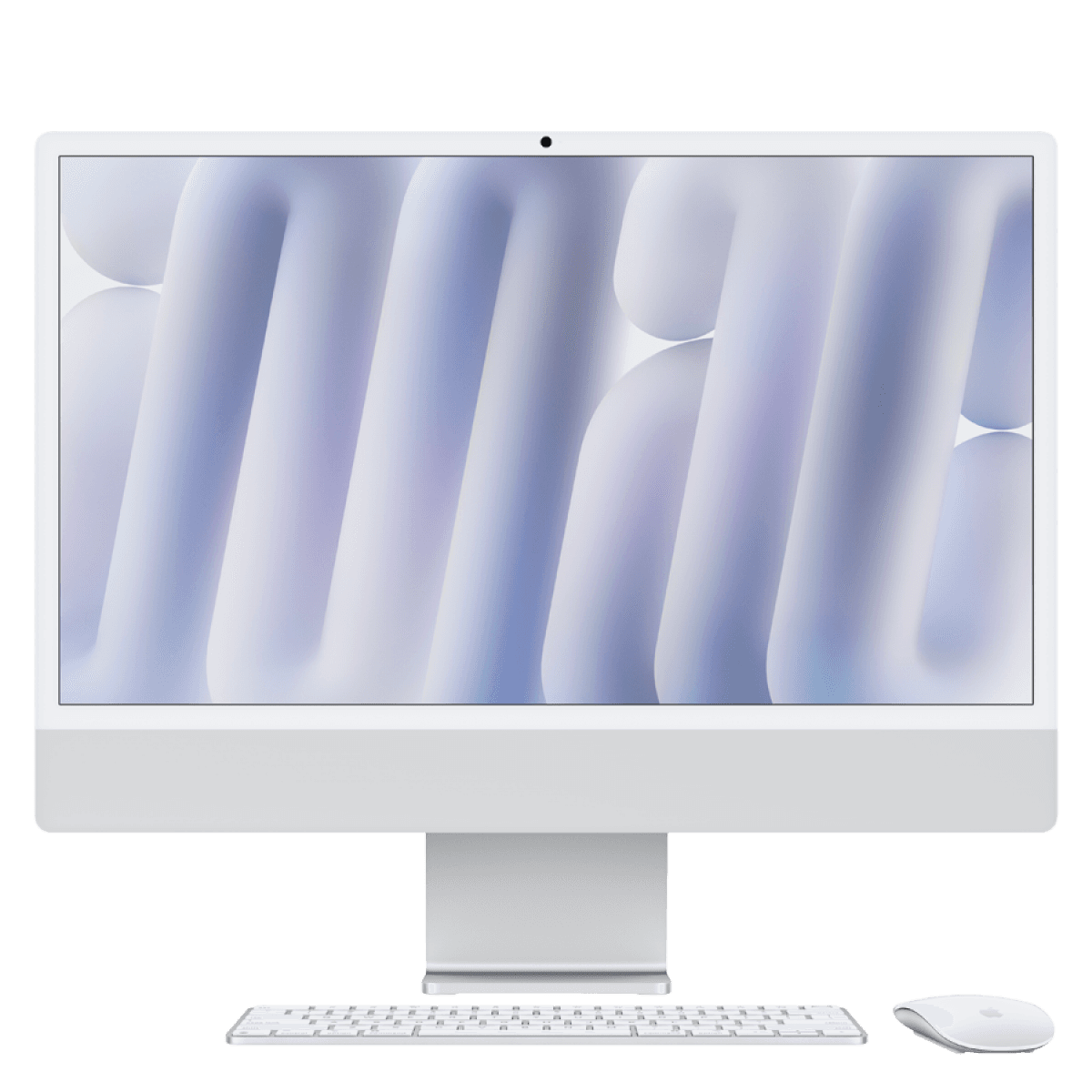 24-inch iMac with Retina 4.5K display, Nano-texture glass: Apple M4 chip with 10‑core CPU and 10‑core GPU, 256GB SSD, 16GB - Silver 4