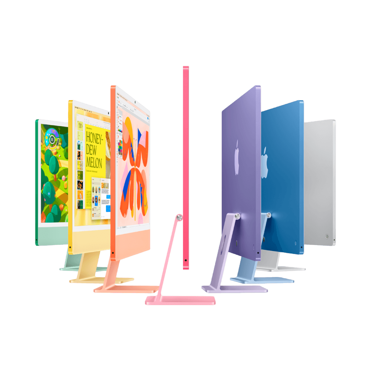 24-inch iMac with Retina 4.5K display, Nano-texture glass: Apple M4 chip with 10‑core CPU and 10‑core GPU, 256GB SSD, 16GB - Silver 7