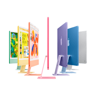 24-inch iMac with Retina 4.5K display, Nano-texture glass: Apple M4 chip with 10‑core CPU and 10‑core GPU, 256GB SSD, 16GB - Silver
