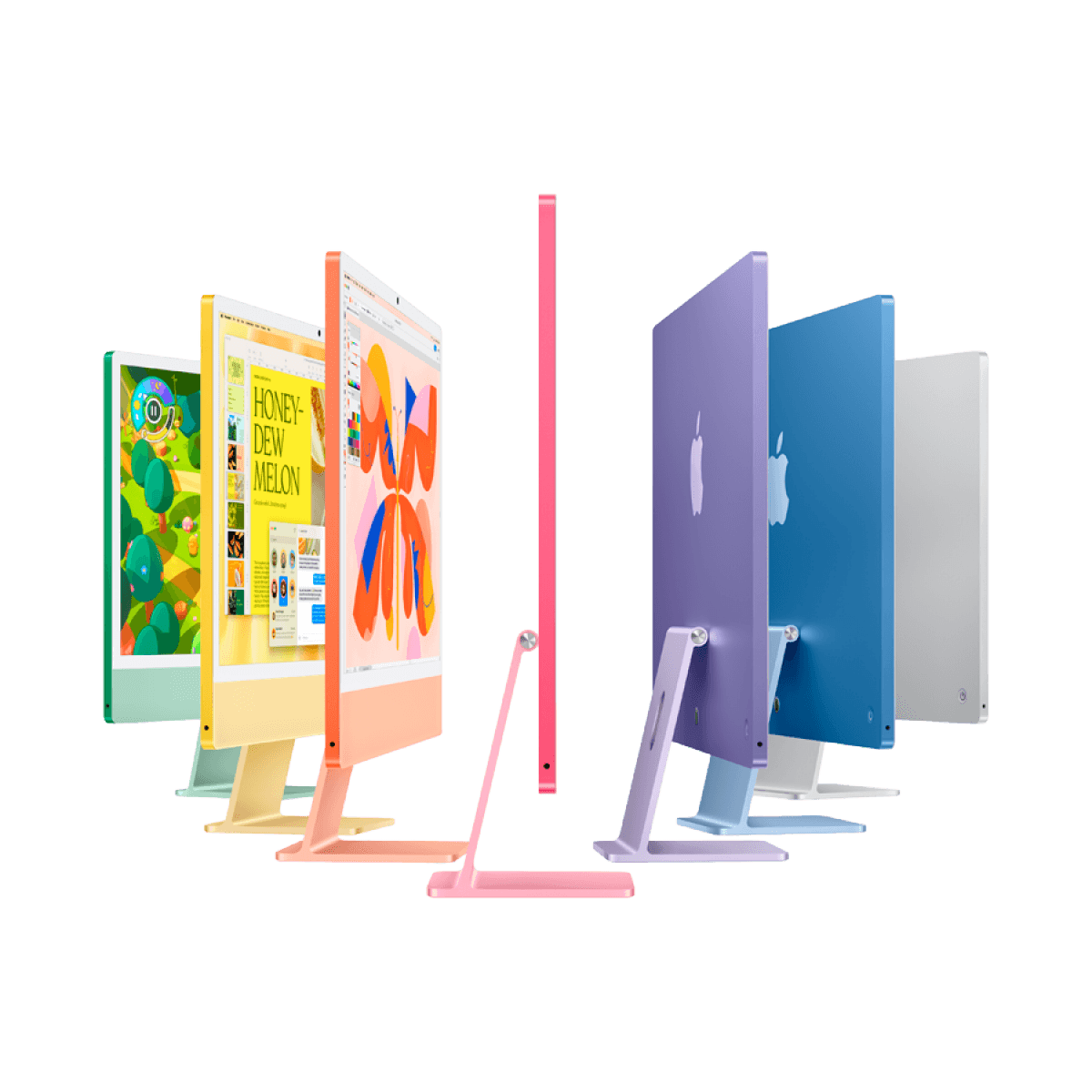 24-inch iMac with Retina 4.5K display: Apple M4 chip with 10‑core CPU and 10‑core GPU, 16GB, 512GB SSD - Green 7