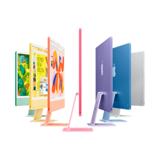 24-inch iMac with Retina 4.5K display: Apple M4 chip with 8‑core CPU and 8‑core GPU, 16GB, 256GB SSD - Blue