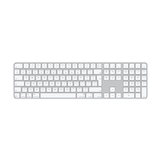 Magic Keyboard with Touch ID and Numeric Keypad for Mac models with Apple silicon - International English - White Keys