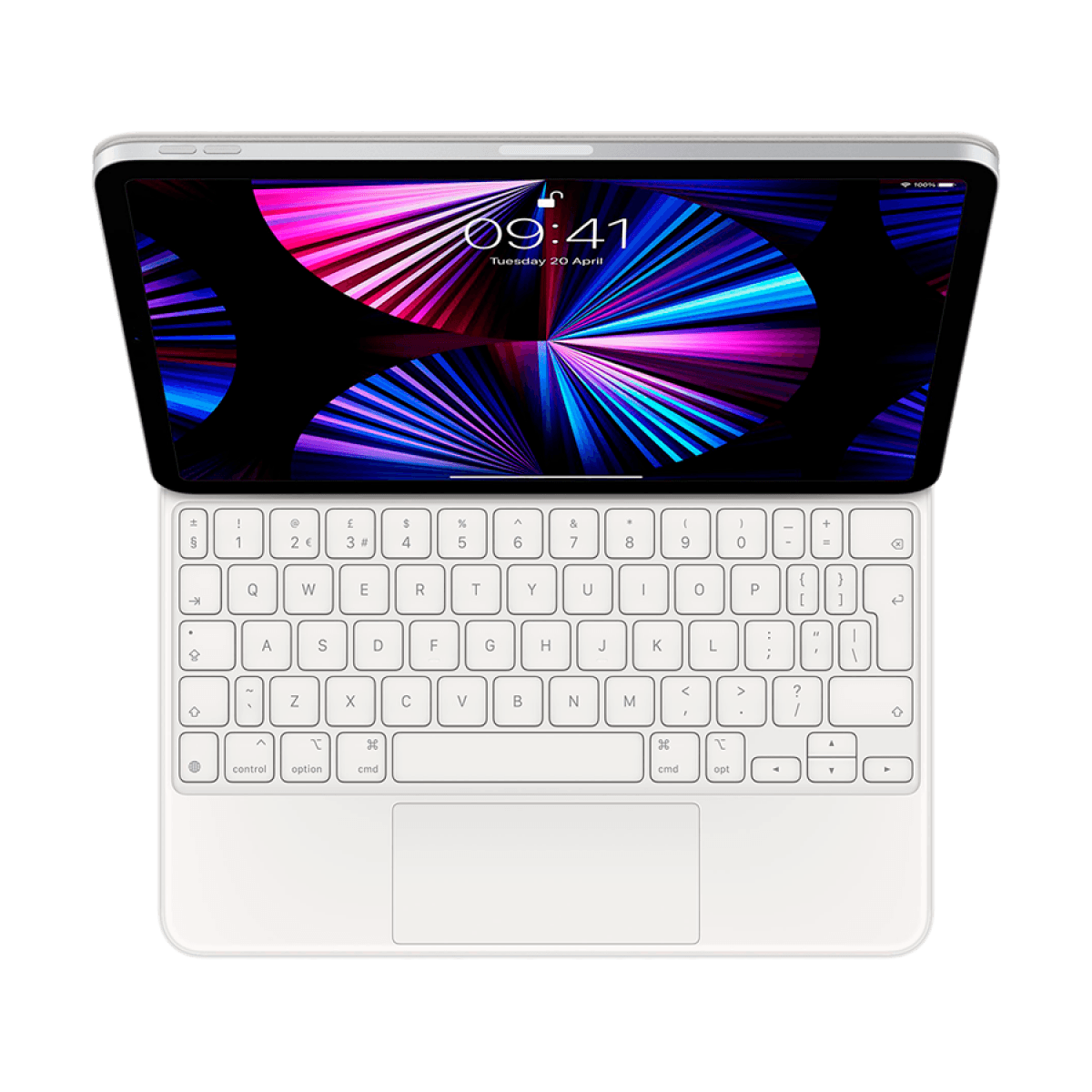 Magic Keyboard for iPad Pro 11-inch (3rd generation) and iPad Air (4th generation) - International English - White 6