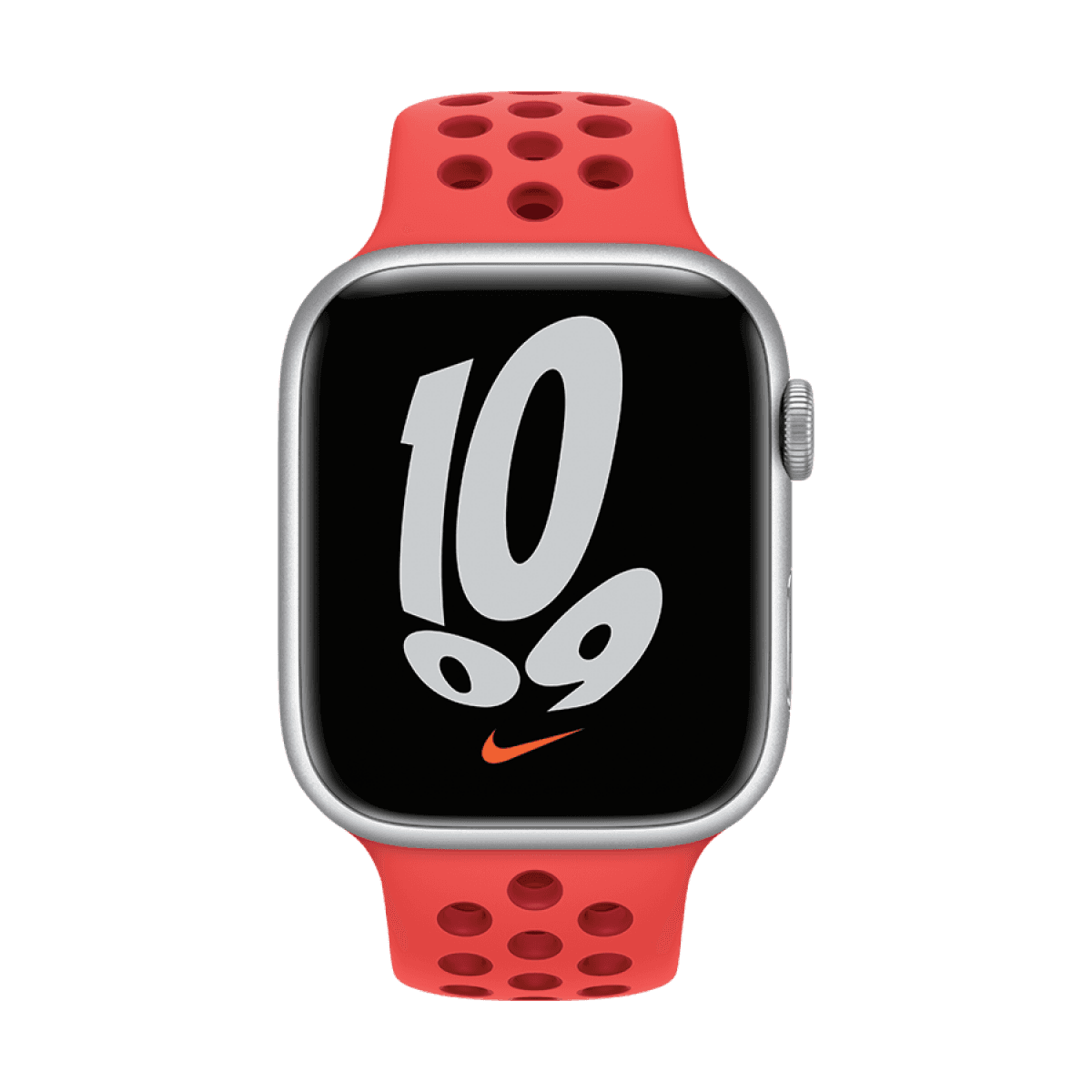 45mm Bright Crimson/Gym Red Nike Sport Band 6