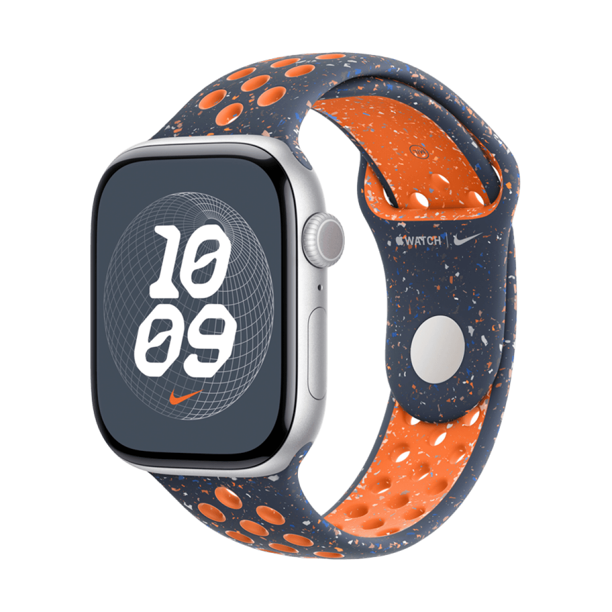 46mm Blue Flame Nike Sport Band - S/M 4