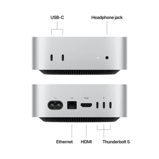 Mac mini: Apple M4 Pro chip with 12‑core CPU and 16‑core GPU, 24GB, 512GB SSD
