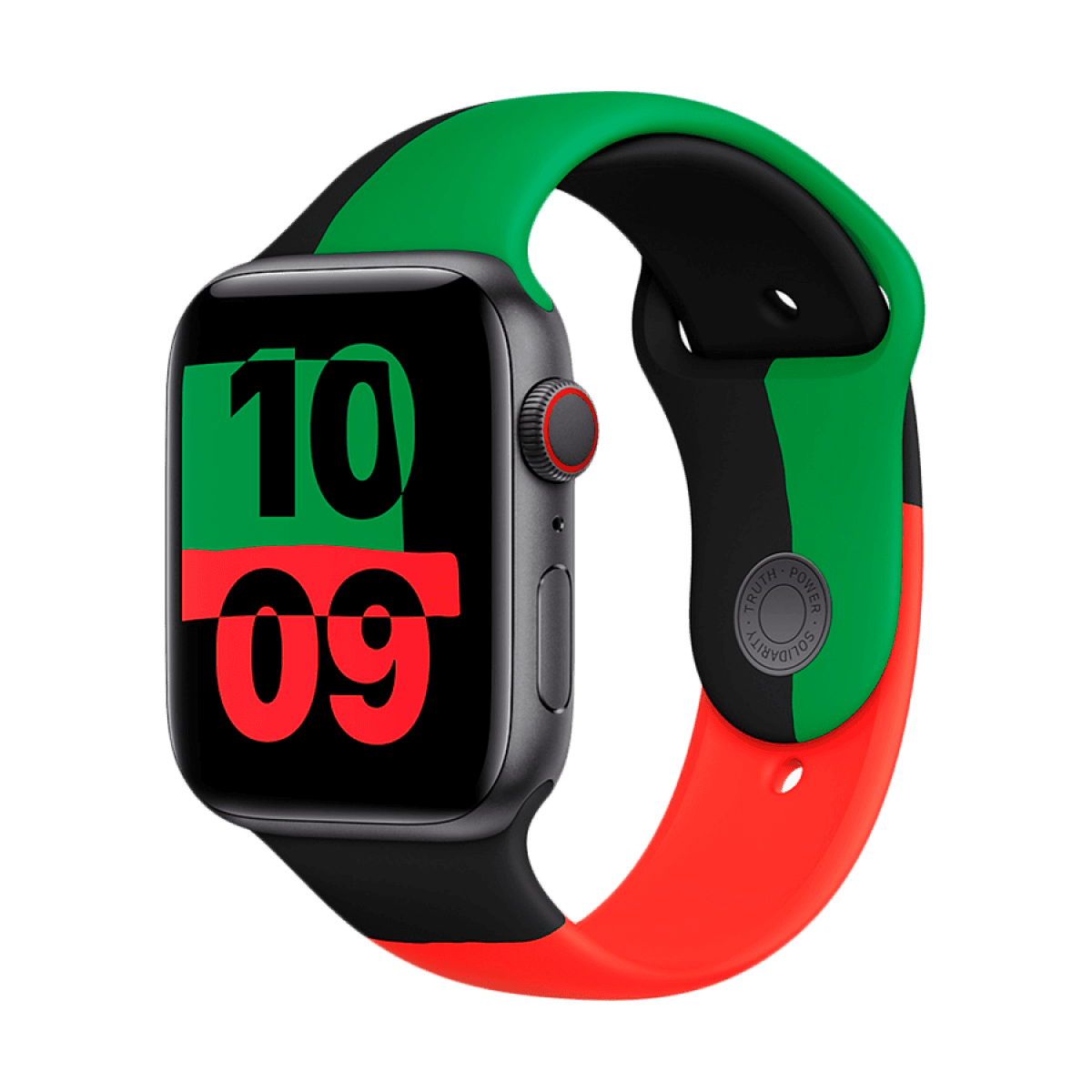 44mm Black Unity Sport Band - Regular 5