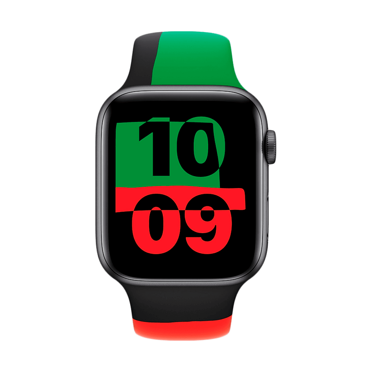 44mm Black Unity Sport Band - Regular 6