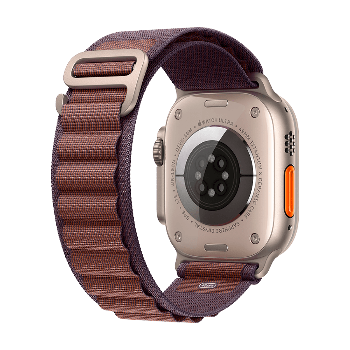 Apple Watch Ultra 2 GPS + Cellular, 49mm Titanium Case with Indigo Alpine Loop - Large 8