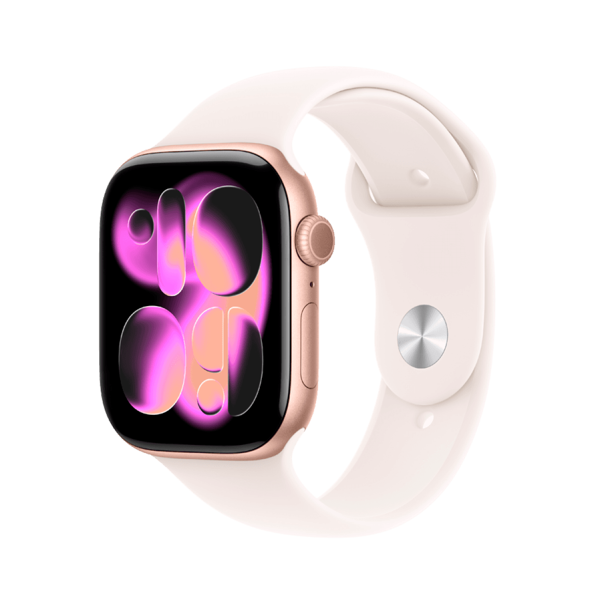 Apple Watch Series 11 GPS 46mm Rose Gold Aluminium Case with Light Blush Sport Band - M/L 5
