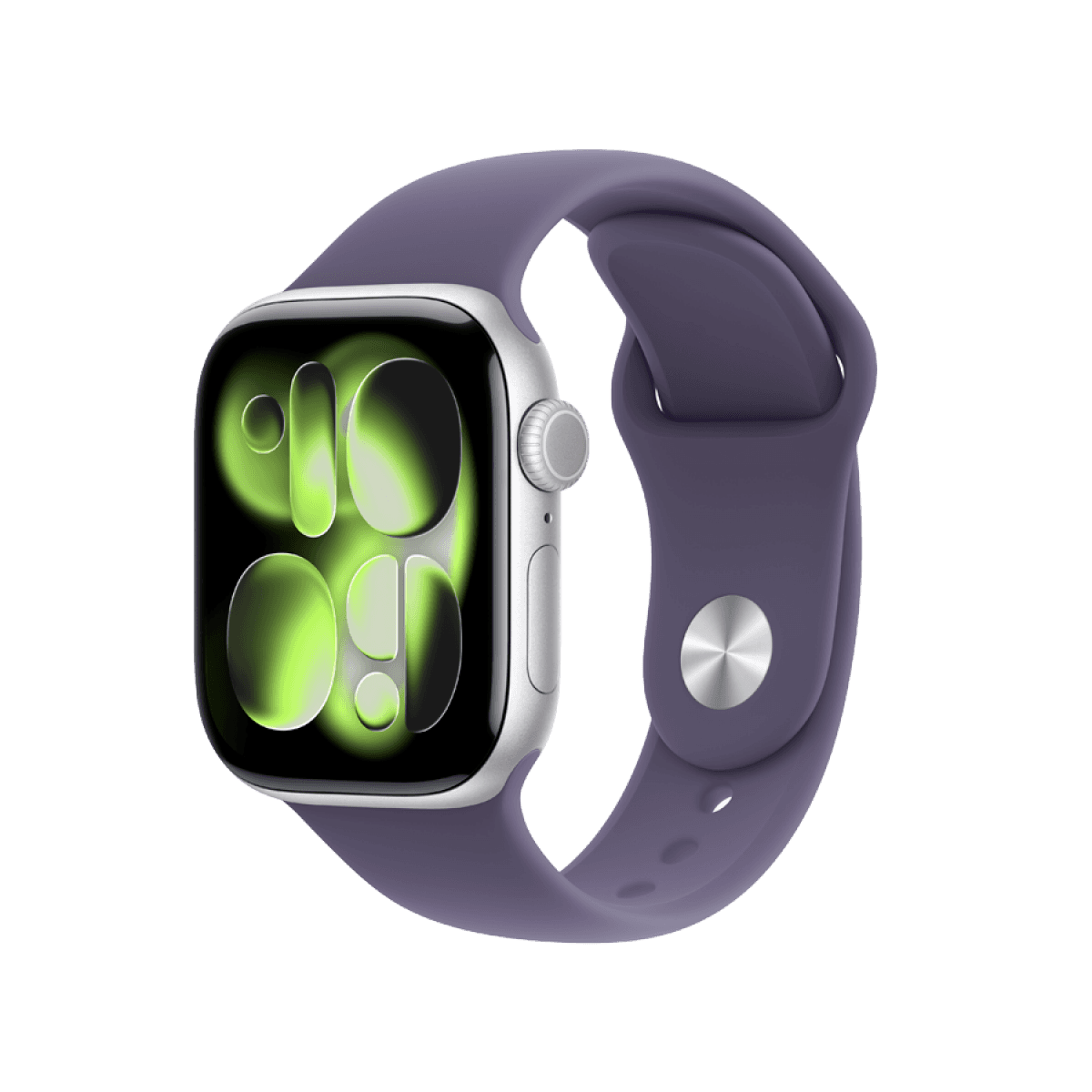 Apple Watch Series 11 GPS 42mm Silver Aluminium Case with Purple Fog Sport Band - M/L 5