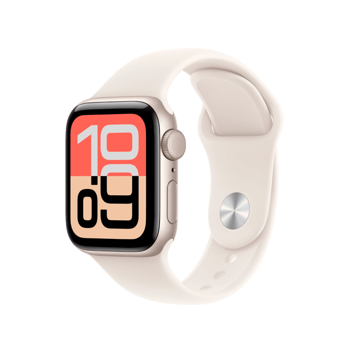 Apple Watch SE 3 GPS 40mm Starlight Aluminium Case with Starlight Sport Band - M/L 5