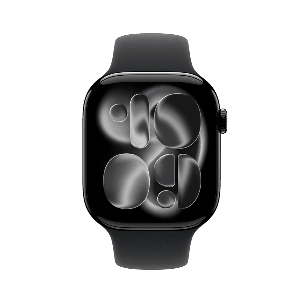 Apple Watch Series 11 GPS 46mm Jet Black Aluminium Case with Black Sport Band - S/M 6