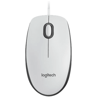Logitech M100 Corded Mouse - White