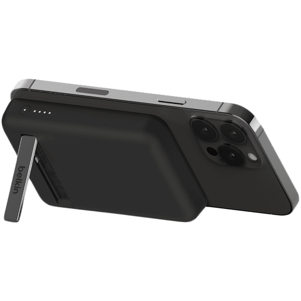 BELKIN 5K MAGNETIC WIRELESS POWER BANK + KICK STAND, BLACK 4