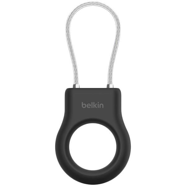 BELKIN Secure Holder with Wire Cable - Airtag - Black