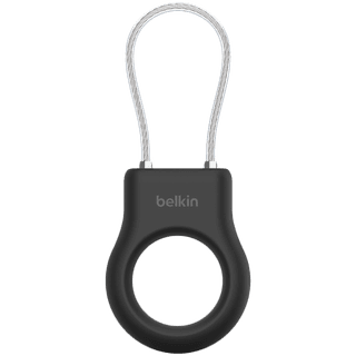 BELKIN Secure Holder with Wire Cable - Airtag - Black