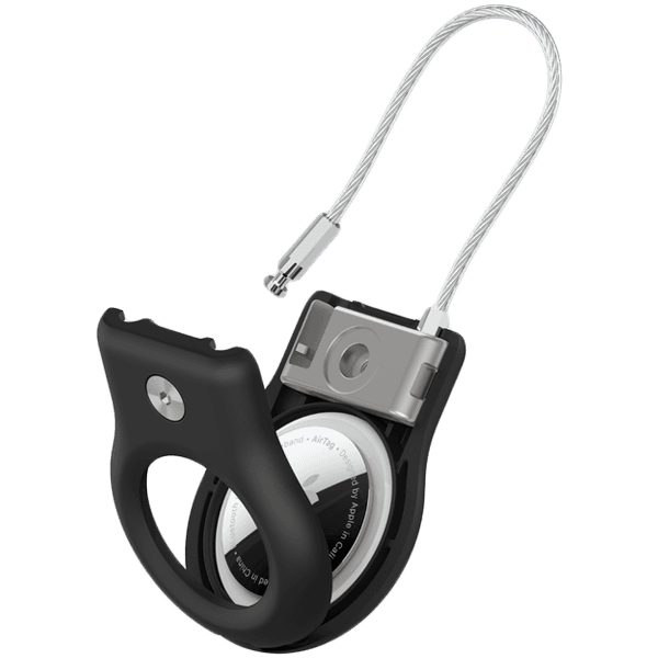 BELKIN Secure Holder with Wire Cable - Airtag - Black 3