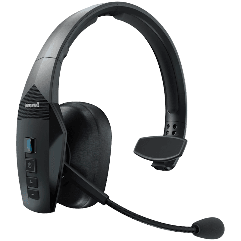 JABRA BlueParrott B550-XT HDST, Leatherette Cushion (installed), Foam Cushion, 2 x Mic foams, USB cable, Automotive Charger, QSG, Warning and Warranty Sheets