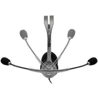 Logitech H110 Corded Stereo Headset - GRAY/SILVER