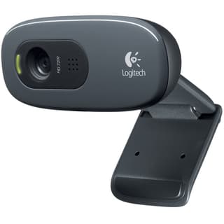Logitech C270 HD Webcam - BLACK - USB