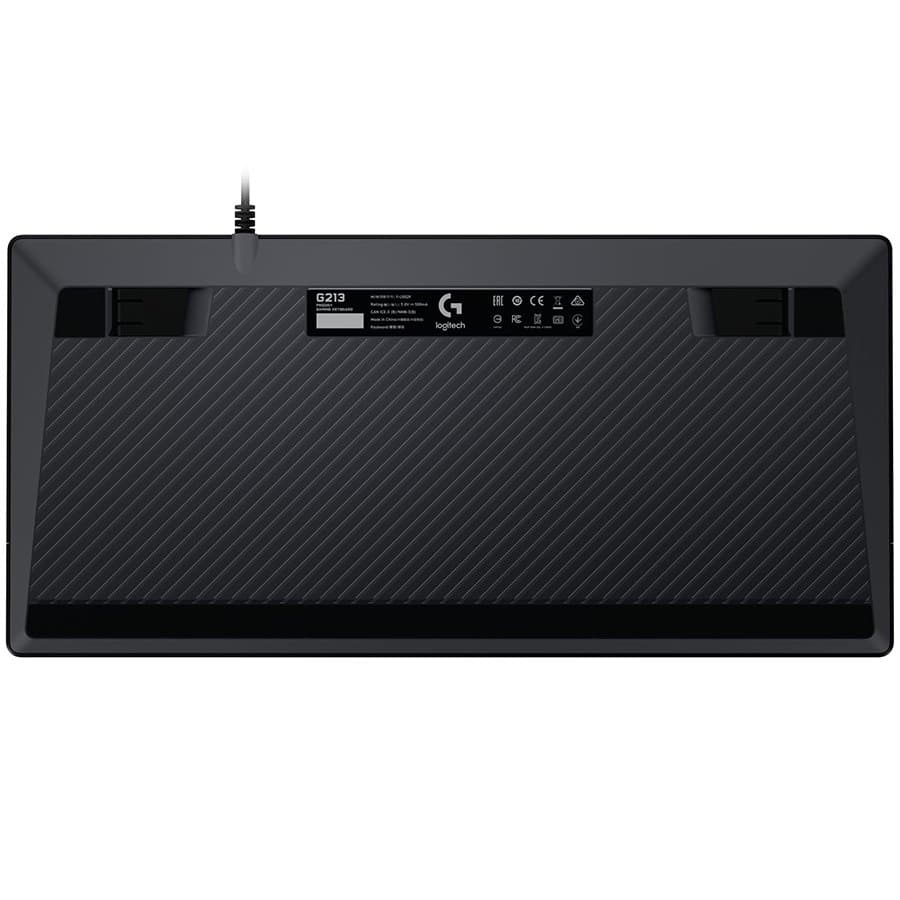 LOGITECH G213 Prodigy Corded RGB Gaming Keyboard - BLACK - RUS - USB 2