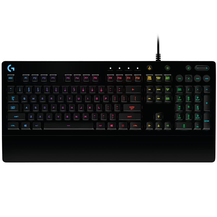LOGITECH G213 Prodigy Corded RGB Gaming Keyboard - BLACK - RUS - USB 4