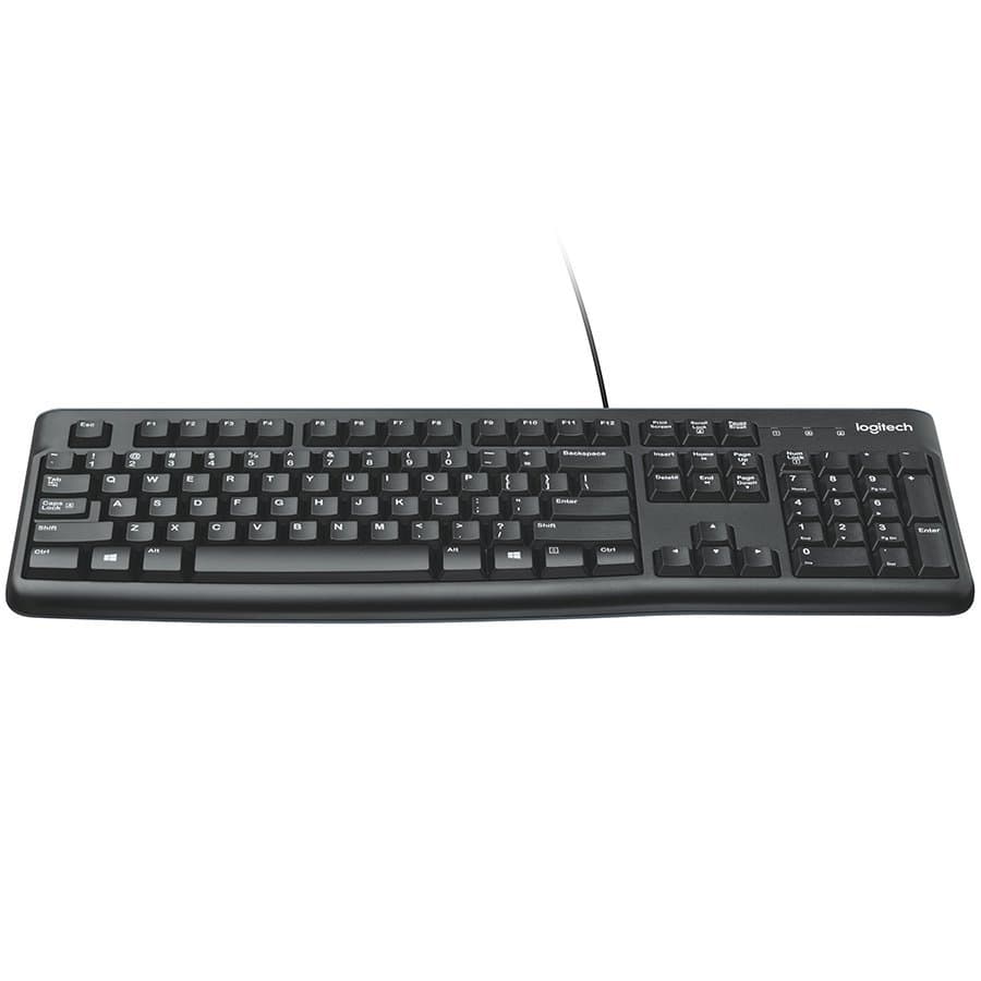 LOGITECH K120 Corded Keyboard - BLACK - USB - RUS 3