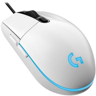 Logitech G102 LIGHTSYNC Corded Gaming Mouse - WHITE - USB - EER