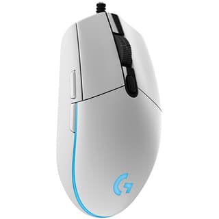 Logitech G203 LIGHTSYNC Corded Gaming Mouse - WHITE - USB