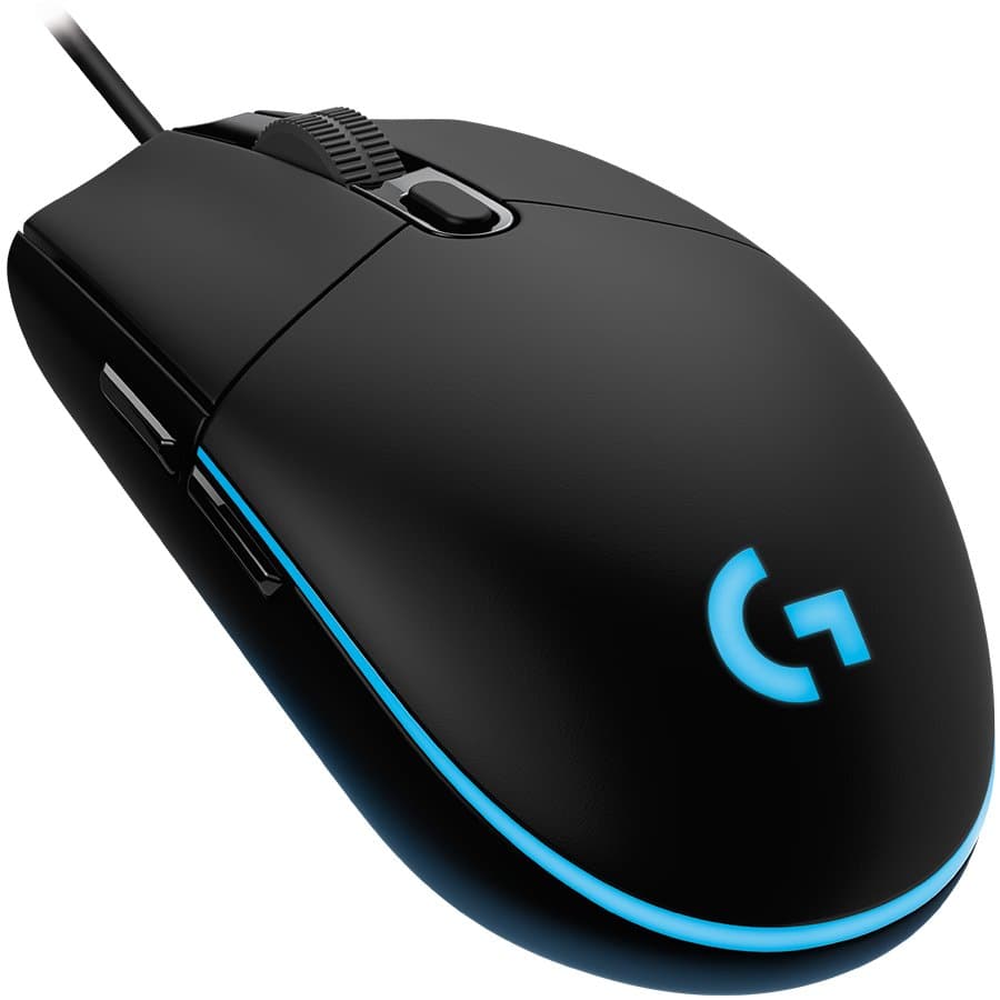 LOGITECH G203 LIGHTSYNC Corded Gaming Mouse - BLACK - USB 2