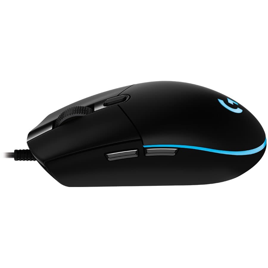 LOGITECH G203 LIGHTSYNC Corded Gaming Mouse - BLACK - USB 3