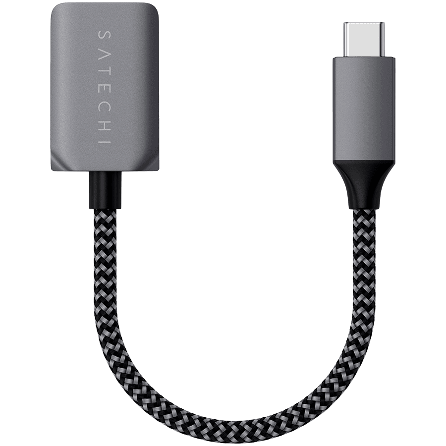 SATECHI USB-C to USB 3.0 Adapter Cable Space Gray