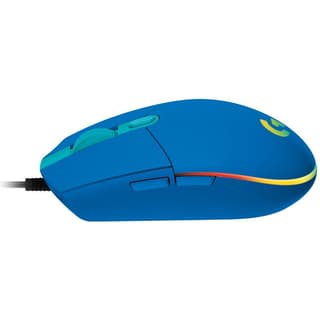 Logitech G203 LIGHTSYNC Corded Gaming Mouse - BLUE - USB