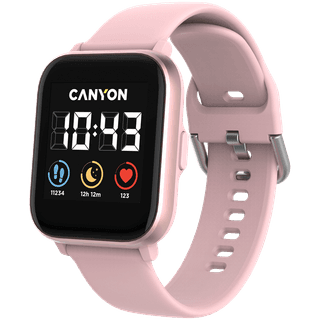 CANYON Bazilic SW-78, Smart watch, 1.4inches IPS full touch screen, with music player plastic body, IP68 waterproof, multi-sport mode, compatibility with iOS and android, Host: 42.8*36.8*10.7mm, Strap: 22*250mm, 45g