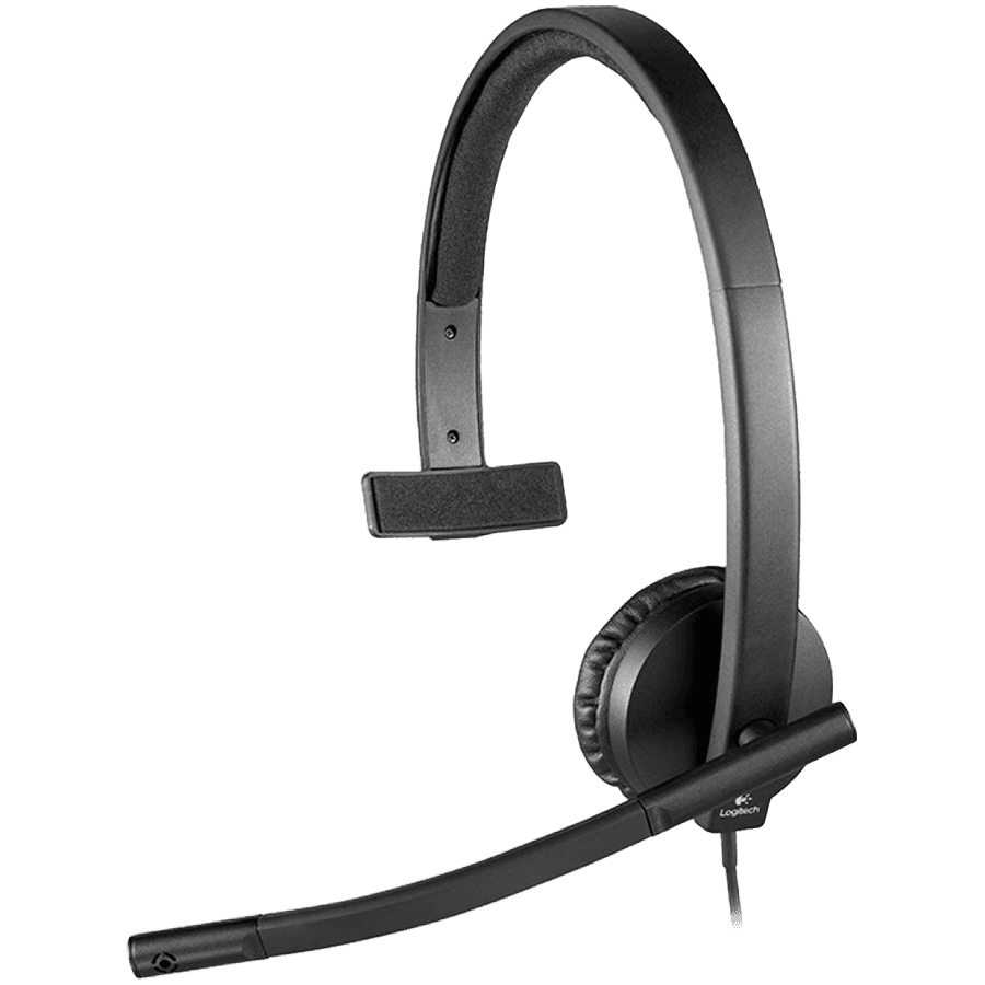 Logitech H570e Mono USB Headset - BLACK