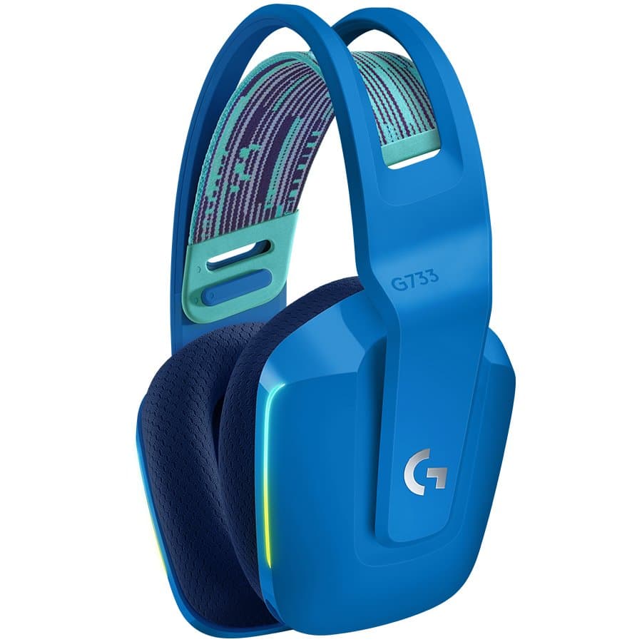 LOGITECH G733 LIGHTSPEED Wireless RGB Gaming Headset - BLUE 2
