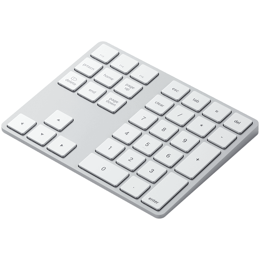 SATECHI Aluminum Extended Keypad Silver