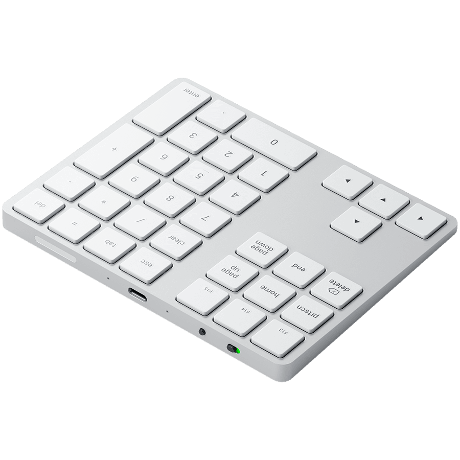 SATECHI Aluminum Extended Keypad Silver 2